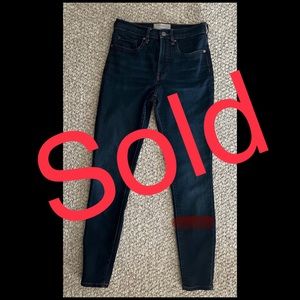 EVERLANE PANTS HIGH RISE SKINNY